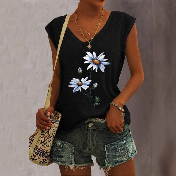 Women's Short-sleeve Wish-style Western-style Tank Top