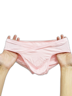 2 Pack Men's Ultra-Soft Modal Breathable Mesh Ice Silk Briefs