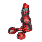 BlazeKnot - 7.7 Inch Silicone Fantasy Dildo – Dog Knot Dildo