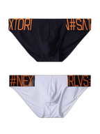 2 Pack Men’s Wide Waistband Big Pouch Briefs