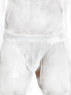 3 Pack Men's Breathable Mesh Odor-Resistant Solid Color Sexy Briefs