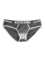 Men's Breathable Cotton Pouch Briefs with Fly