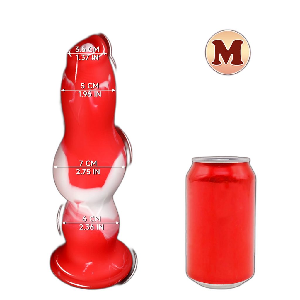Peppermint Fury - Knot Dildo - Kanis Dildo - Butt Plug - 3 Sizes