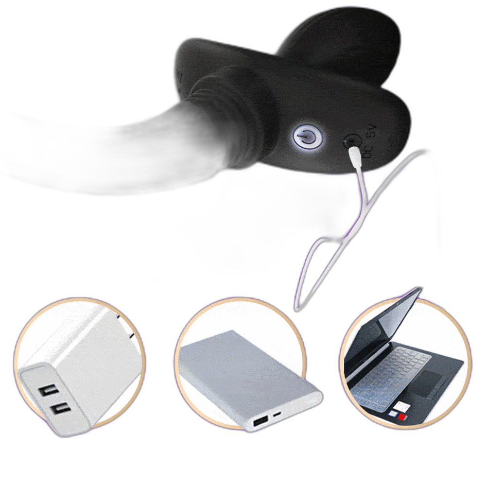 Zoe - Vibrating Butt Plug - Puppy Tail Butt Plug - 10 Frequency Vibrating Anal Toy