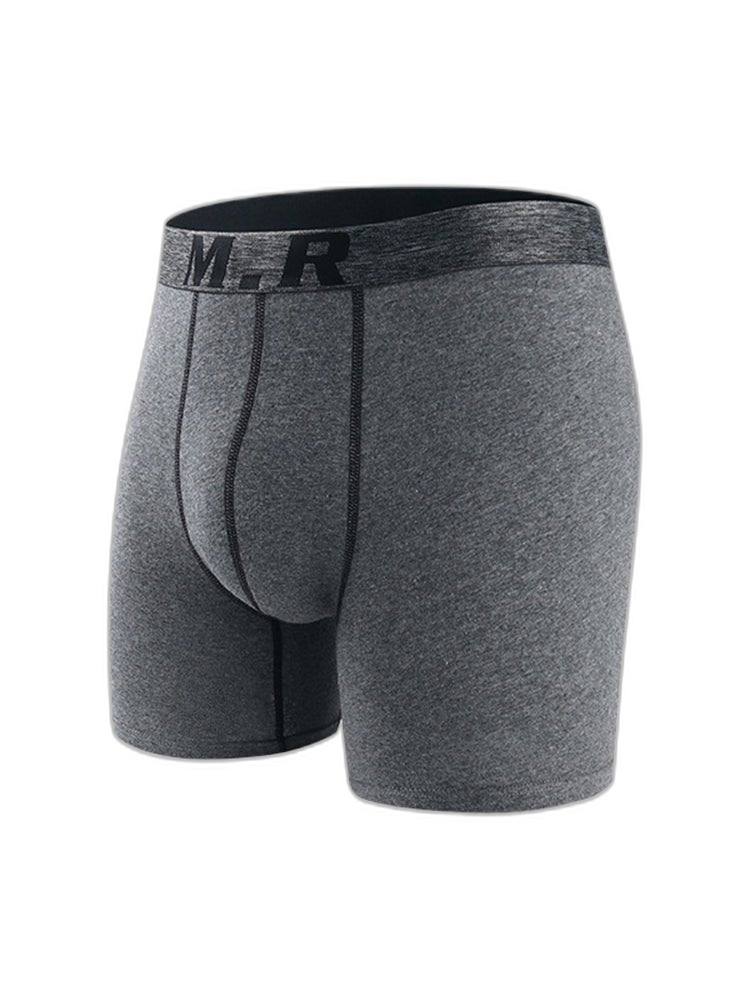 4 Pack Anti-Chafing High Elasticity Sports Boxer Briefs
