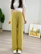 Women's Jacquard Summer Pants Slimming And Casual Trousers