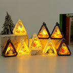 Christmas Decorations Retro Electric Candle Lamp Luminous Ornaments