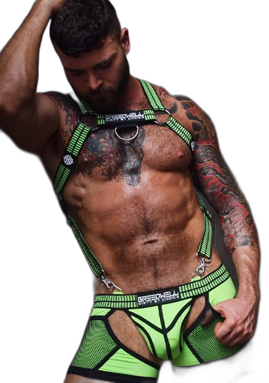 Breedwell Hybred Body Harness Neon Green