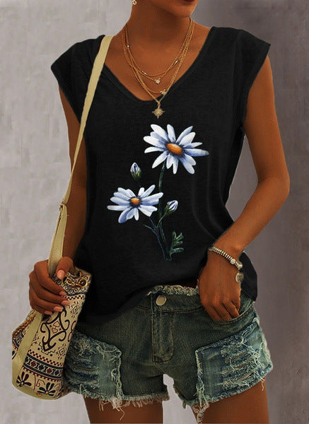Women's Short-sleeve Wish-style Western-style Tank Top