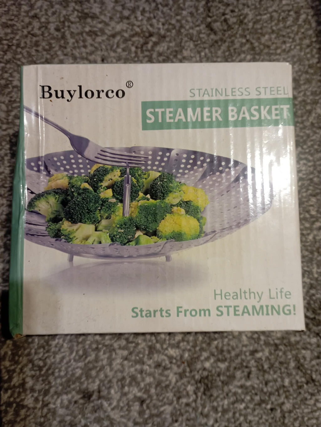 BUYLORCO Stainless Steel STEAMING BASKET