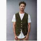 Corduroy Jacket Winter Solid Color Casual Blazer Fashion Warm Men Coat