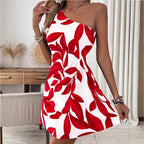 New Arrival Elegant French-style White Floral-print Dress