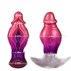 Soren - 6.7 Inch Monster Glans Silicone Butt Plug - Fantasy Anal Toy
