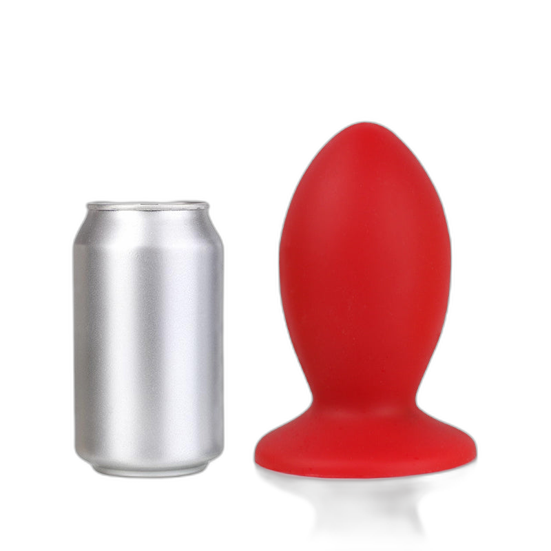 Rage - Red Silicone Butt Plug - 4 Sizes