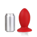 Rage - Red Silicone Butt Plug - 4 Sizes