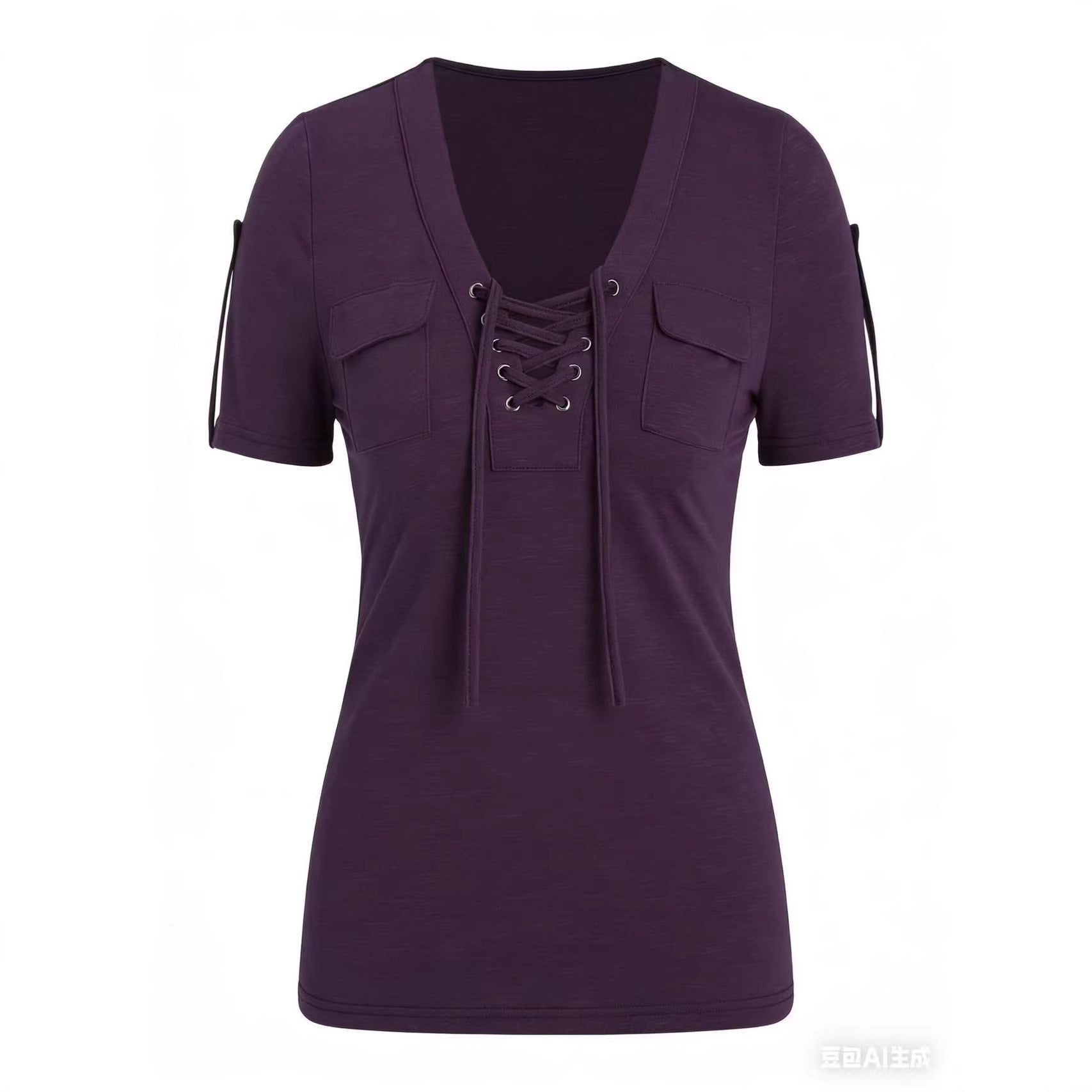 Fashionable Casual Women's Short-sleeve Top