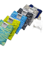 2 Pack Men's Breathable Spell Color Butt Lifting Briefs