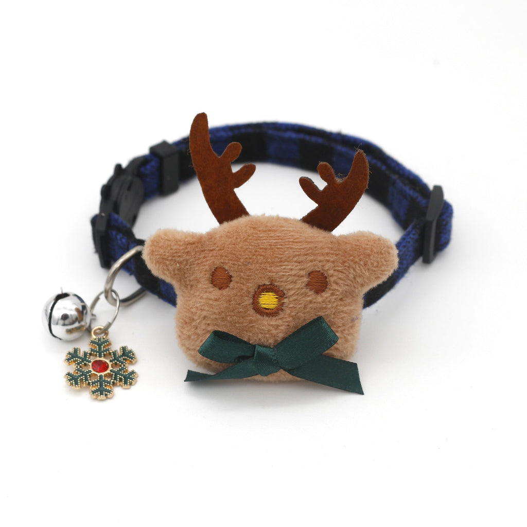 Object Bow Collar Dog Plaid Christmas