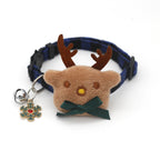 Object Bow Collar Dog Plaid Christmas