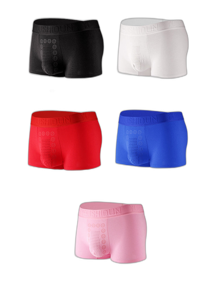 2-pack Men's Negative Ion Massage Boxer Briefs