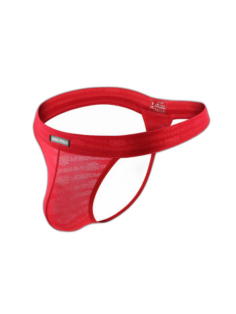 3-pack Men's Lace Obscure Embossed G-String Thong