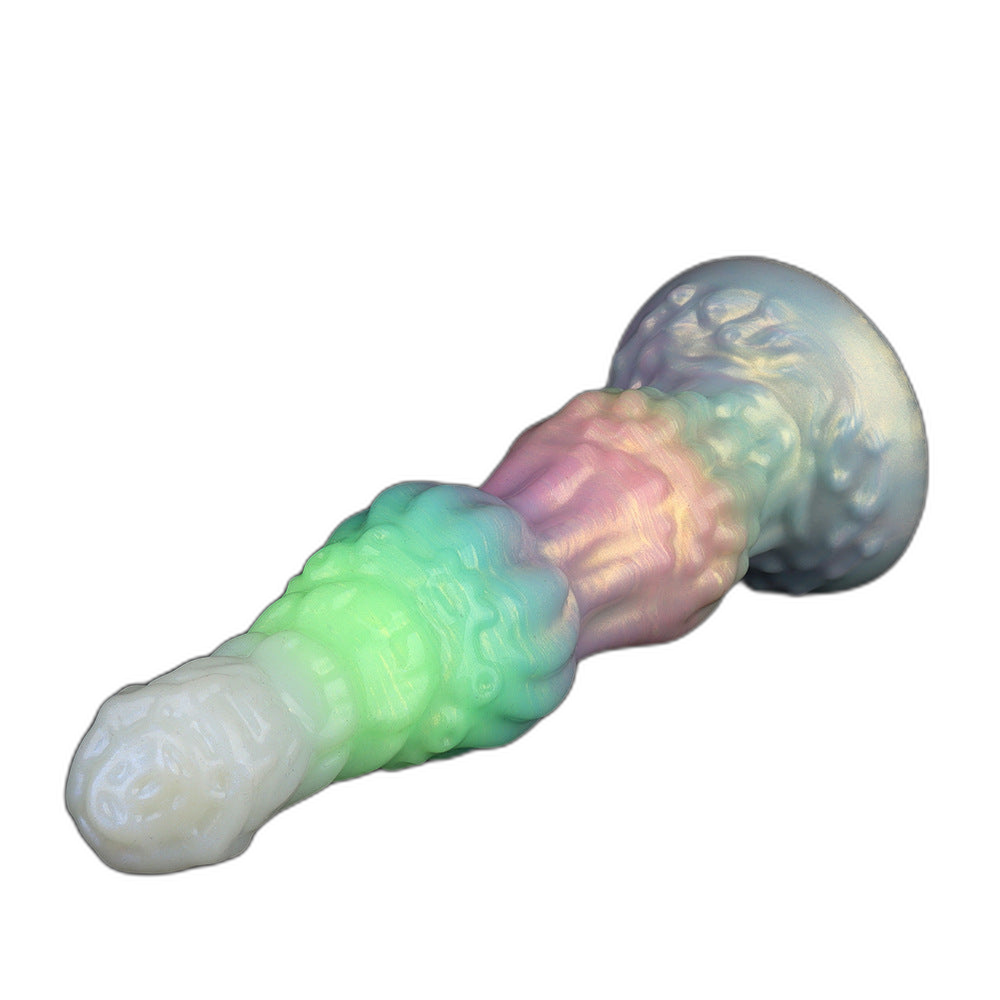 WistKnot – Glow-in-the-Dark Vibrating Dildo with Dog Knot Design