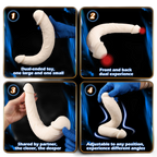 Venus - 11.8 Inch Double Ended Dildo - Lesbian Dildo - Silicone Dildo