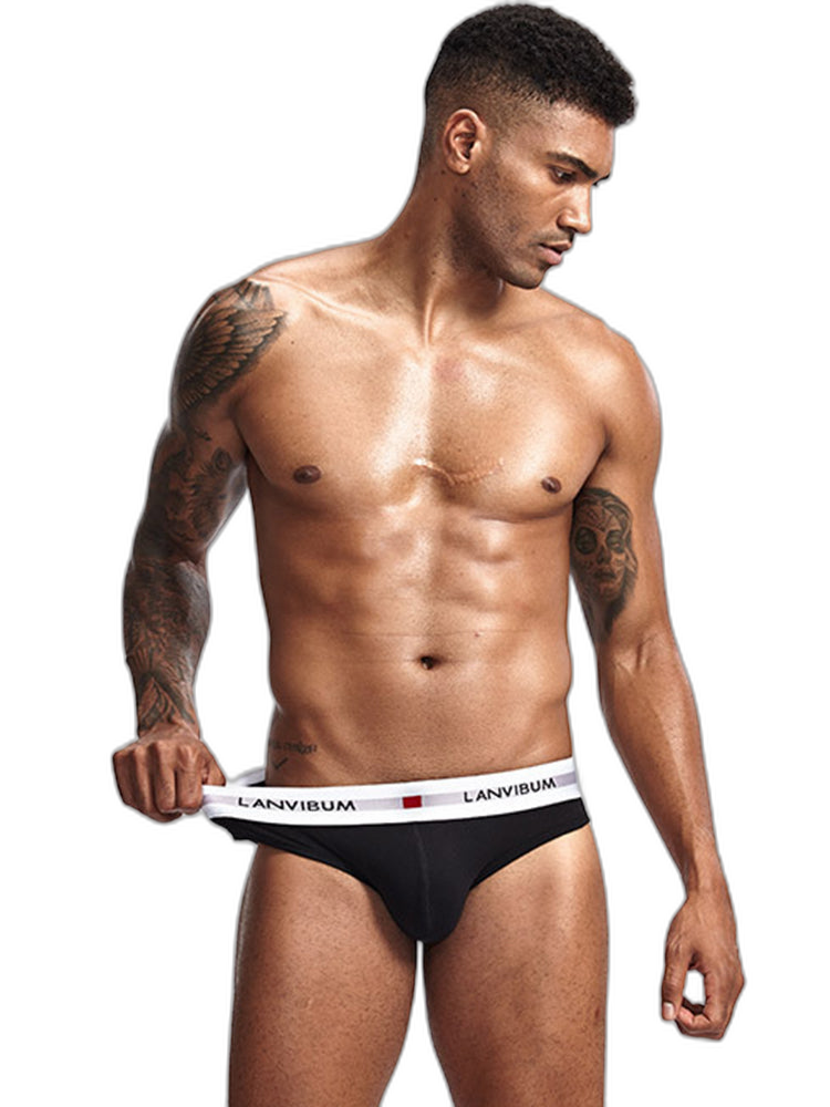 3 Pack Men's Breathable Big Pouch Briefs