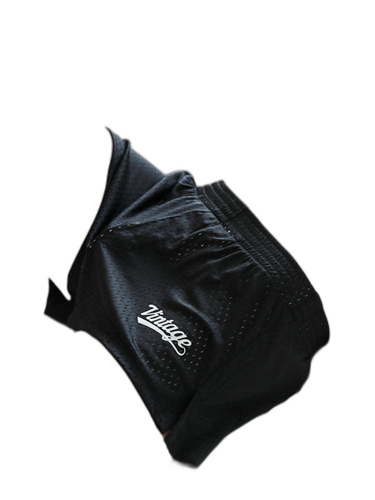 2 Pack Men's Seamless Comfort Quick-Dry Lightweight & Airy Mesh Boxers Shorts