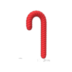 CandyHook – Silicone Butt Hook Plug - Spiral Cane Anal Plug