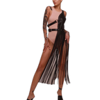 Women's Leather Lingerie Harness