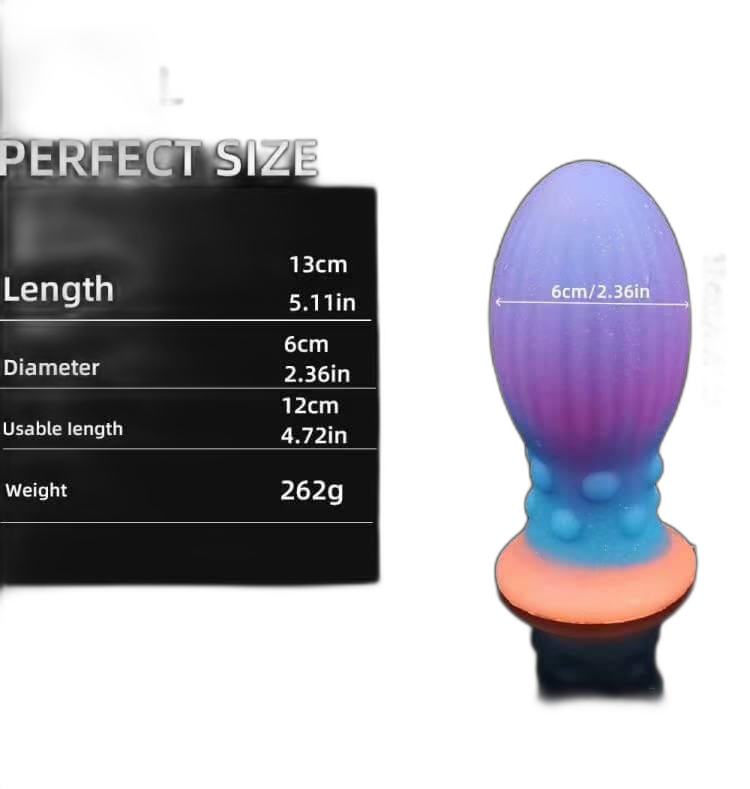 GlowPlug – Silicone Glow-in-the-Dark Anal Plug