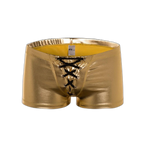 Super Booty Drawstring PU Leather Boxers