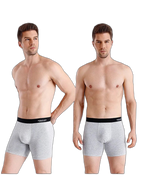 4 Pack Anti-Chafing High Elasticity Sports Boxer Briefs
