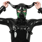 Furrjoi Silicone Beagle Hood Green