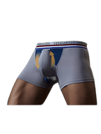 3 Pack Men's Breathable Divided Double Pouch Boxer Briefs
