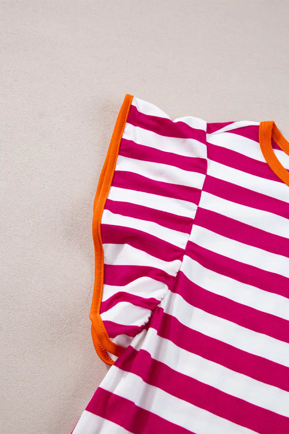Rose Red Striped Blouse Women UK | Casual Summer
