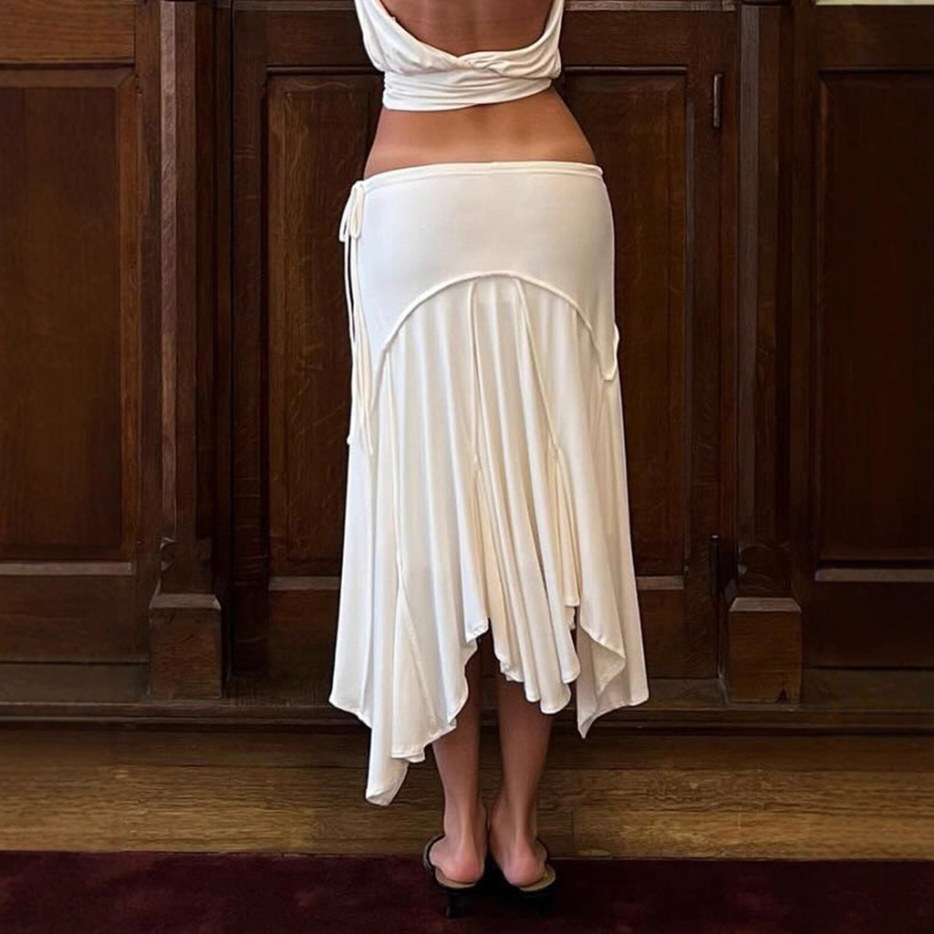 Sweet And Elegant Midi Skirt