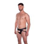 Prowler RED Leather Dong Harness Black