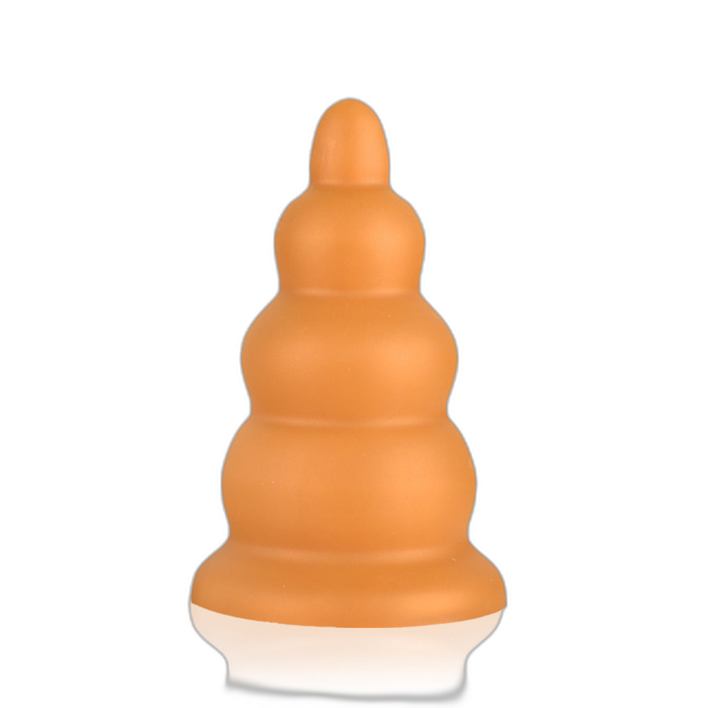 Tower - Ribbed Butt Plug - Thick Butt Plug - Anal Sex Toy