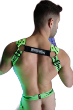 Breedwell Circuit Breaker Body Harness Neon Green