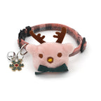 Object Bow Collar Dog Plaid Christmas