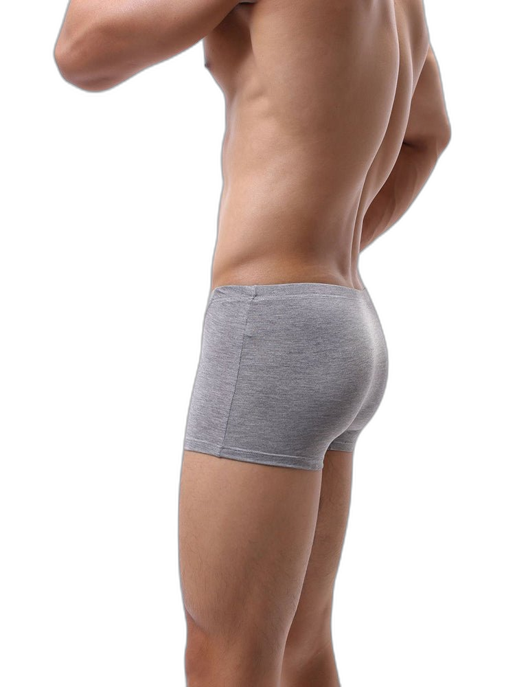 3-pack Men's Bamboo Fiber U-pouch Boxer Briefs