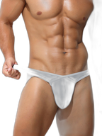 4 Pack Men's Low-Rise Sexy Narrow-Band Cooling U-Convex Breathable Comfortable Thong
