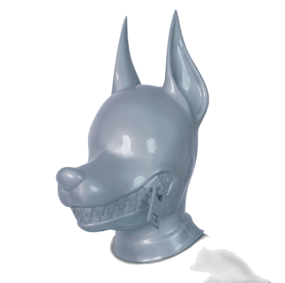 Furrjoi Zipper Dog Hood Silver