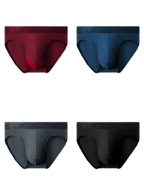 4 Pack Men's Comfortable Thin Pouch Breathable Mesh Briefs