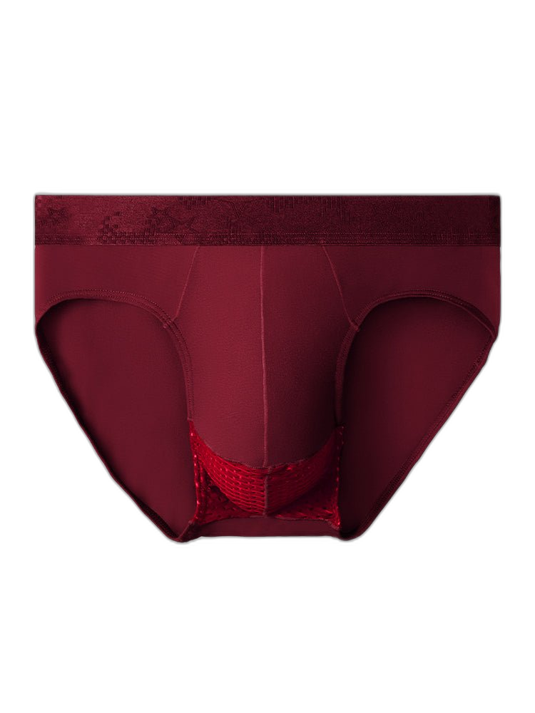4 Pack Men's Comfortable Thin Pouch Breathable Mesh Briefs