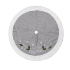 Gray Christmas-tree Skirt Decorative Supplies