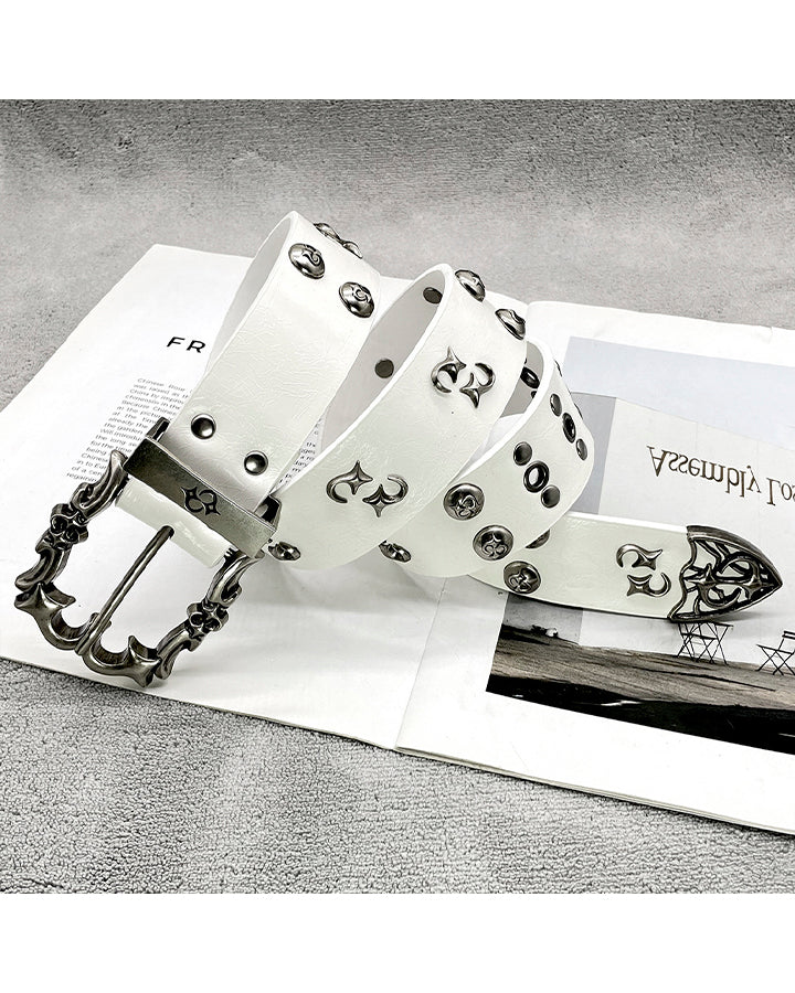 Studded Hip-Hop Punk Belt