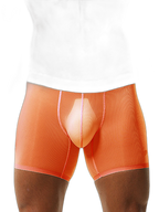 2 Pack Men’s Breathable Athletic Mesh Boxer Briefs